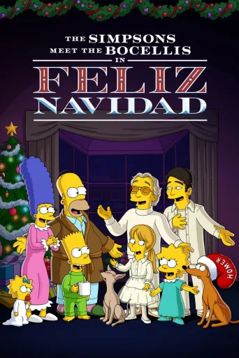 The Simpsons meet the Bocellis in “Feliz Navidad” (2022)